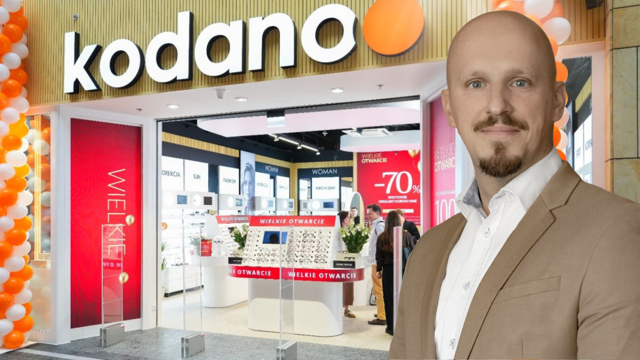 Łukasz Kuczyński, dyrektor ds. rozwoju franczyzy w sieci Kodano Optyk (fot. Kodano Optyk)