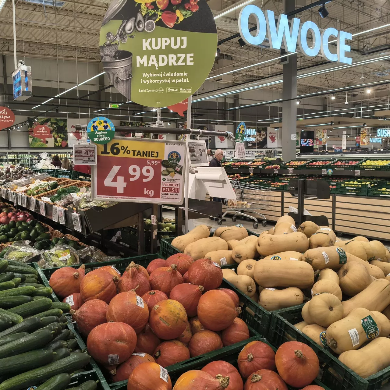 Auchan poszerza asortyment marki własnej Pewni Dobrego o owoce zero pozostałości pestycydów (fot. Wiadomości Handlowe)